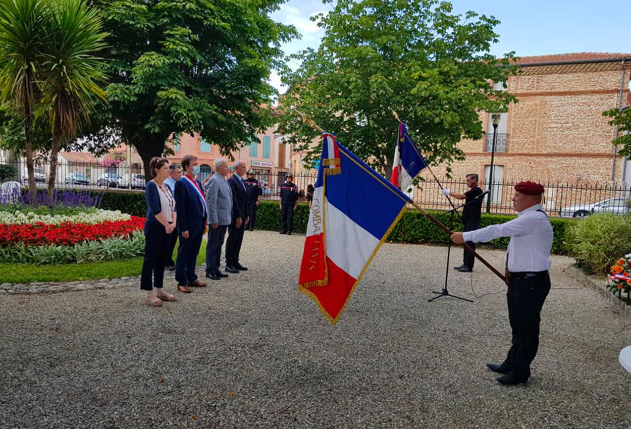 Mazères : cérémonie du 14 juillet